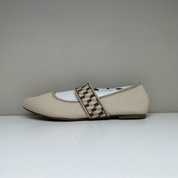 NWOB | MIA | Madeleine Ballerina Flats | Cream | Size 6 M US - Picture 5 of 14
